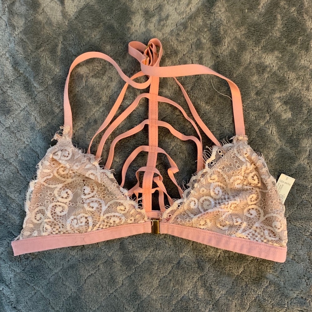 Pink bralette